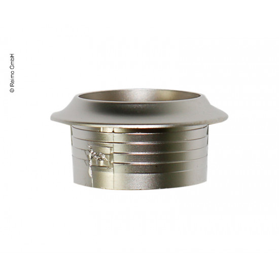 Push Lock - Silver Rosette