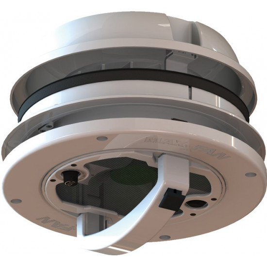 MaxxFan Dome Plus 12V Roof Vent - White