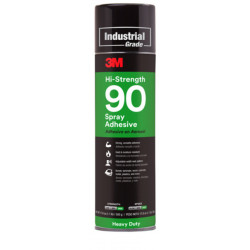 3M High-Strength 90 Synthetic Elastomer Spray Adhesive - Transparent - 500 ml