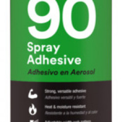 3M High-Strength 90 Synthetic Elastomer Spray Adhesive - Transparent - 500 ml