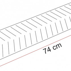 Anti-slip mat - Grey - Set of 2