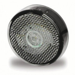 LED marker light 12V 1W clear with reflector