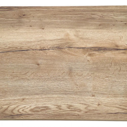 Lightweight tabletop - top side oak look - underside matte white - edges oak look - Large
