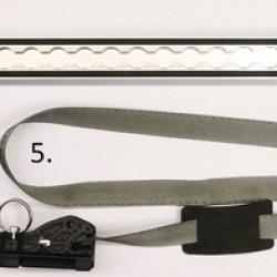 TransSAFE carrier system for rear garage ceiling, 750 mm
