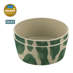 Set of 2 bowls - MONSTERA SPLASH
