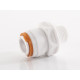 Straight connector - With 3/8" male thread