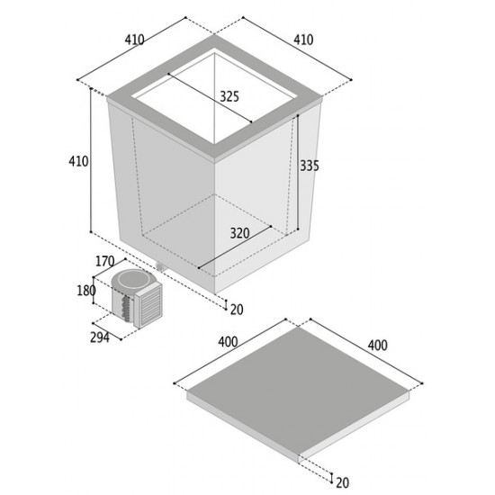 Compressor cool box top loader TL37L - 37 l