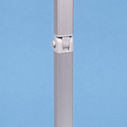 Folding table leg, silver - hinge in the middle - height 740 mm