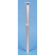 Folding table leg, silver - hinge in the middle - height 740 mm