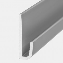 Aluminum end profile - 3-4 mm