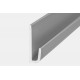 Aluminum end profile - 3-4 mm