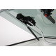 Aerodynamic roof vent including blackout blind and mosquito net - 40 x 40 cm