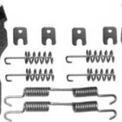 Brake shoe set including flange nut - ALKO 1635/1636/1637