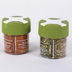 BBQ spice shaker (4 compartments): BBQ, coarse steak, special steak, chicken