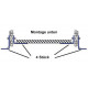 CARBEST Rollout Slider Gigant Extension Rails 559 mm - 1 Pair