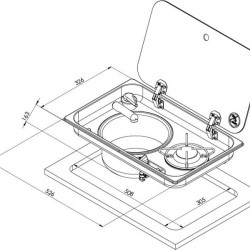 Kocher-Sink Combination ASO - Sink Left