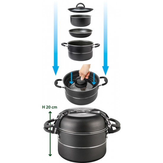 Pirate Cookware Set - 7 + 1 piece