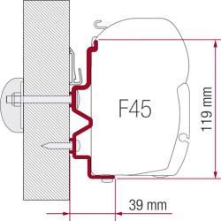 FIAMMA Quick Adapter 90df-10 350cm