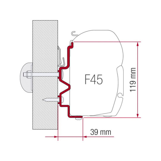 FIAMMA Quick Adapter 90df-10 350cm