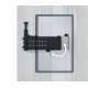 SKY TV linear pull-out 20W for wall mounting with shallow installation depth