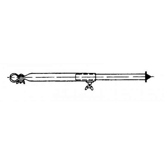 Telescopic support pole
