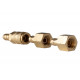 30 mbar quick-release coupling - 1 x male, 2 x female connections