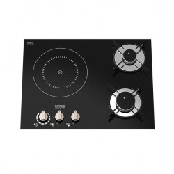 Hybrid gas cooker (2x gas + 1x induction), electric ignition, kW 12V