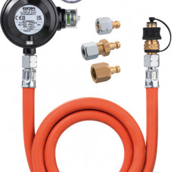 Regulator hose set with low-pressure regulator type EN 61