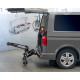 BackPower towbar-mounted bike rack with space for 2 bikes