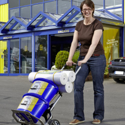 Mobile hand trucks - foldable and stable