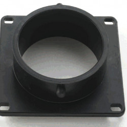 Pipe section 150mm, black