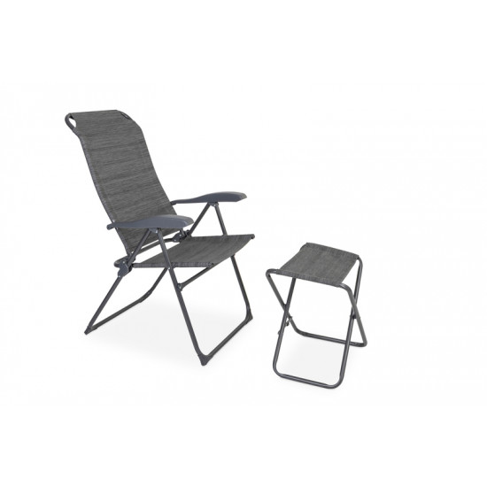 Barletta – Camping chair set with leg rest