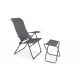 Barletta – Camping chair set with leg rest