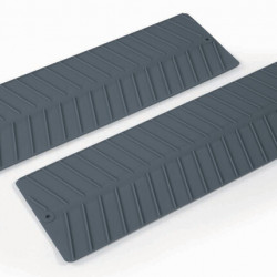 Anti-slip mat - Grey - Set of 2