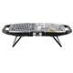 Mariposa – Portable gas grill made of stainless steel 30 mbar