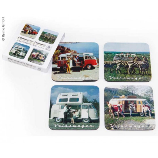 VW Collection Coasters, Set of 4
