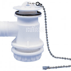 Angled drain fitting - with siphon and cleaning opening, pack of 10