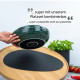 Porcelain Magnetic Food Bowl - Forest Green