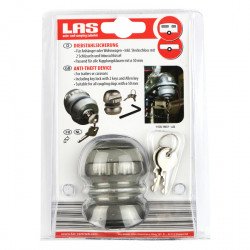Anti-theft device for the caravan's coupling jaw