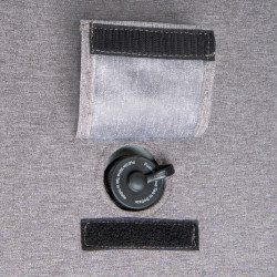 Inflatable armchair - mottled grey