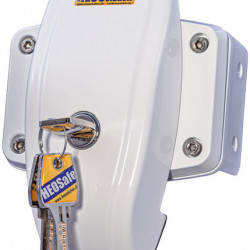 Door Frame Lock - Additional Lock - White