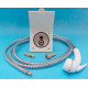 Water outlet set with hand shower including 2m hose - White