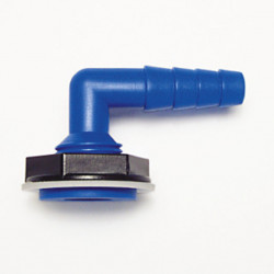 90° angled screw fitting - single-sided nozzle