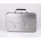 Stainless steel charcoal suitcase grill