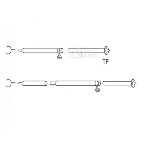 Aluminum storm pole with 1.2mm ground spike