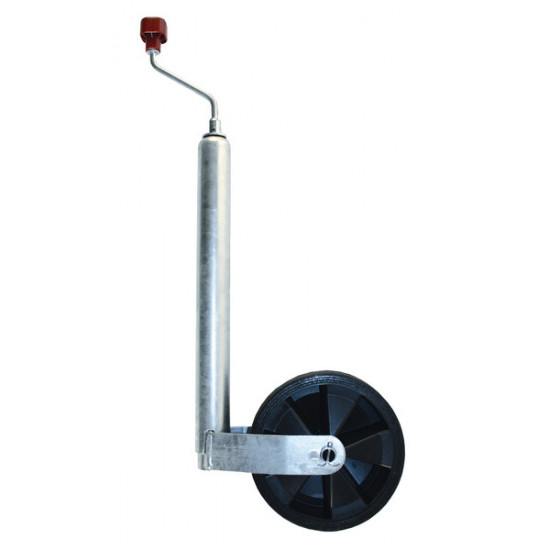 Trailer support wheel - plastic rim - 215 x 65 mm