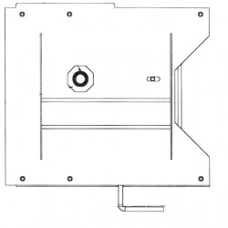 Swivel base for Sprinter and VW LT II, for original seat, driver's side