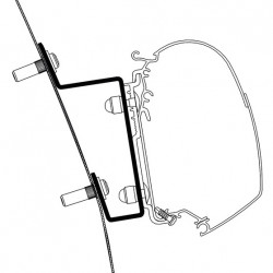 Adapter for Thule Omnistor awning 5200 - Ford Transit H3 from 2014 onwards