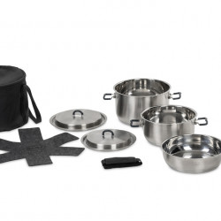 Camp4 ASTI stainless steel cookware set