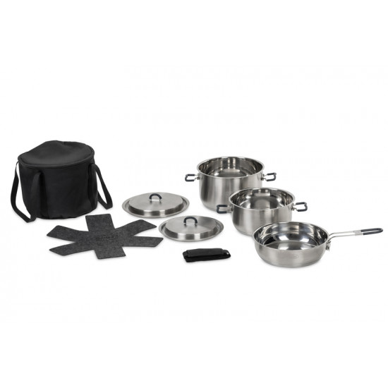 Camp4 ASTI stainless steel cookware set